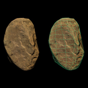 3d scanning of a rock