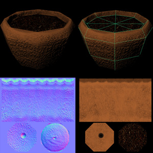 3d model of a peat pod